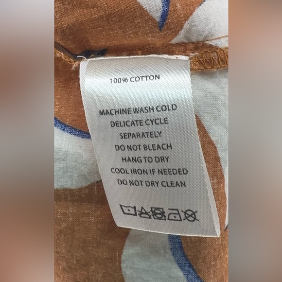 Lilla P Small Brown and White Patterned Women's Tank Top - Picture 9 of 9